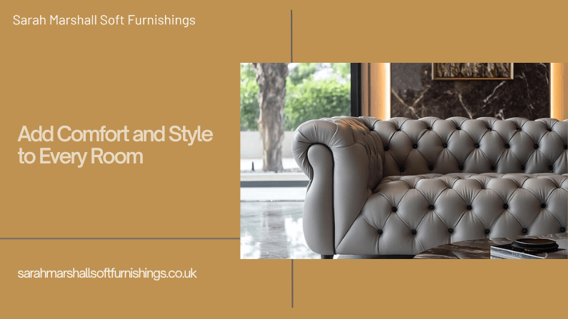 Upholstery services in Nottingham offering expert repair and customization for furniture, including sofas, chairs, and other furnishings.